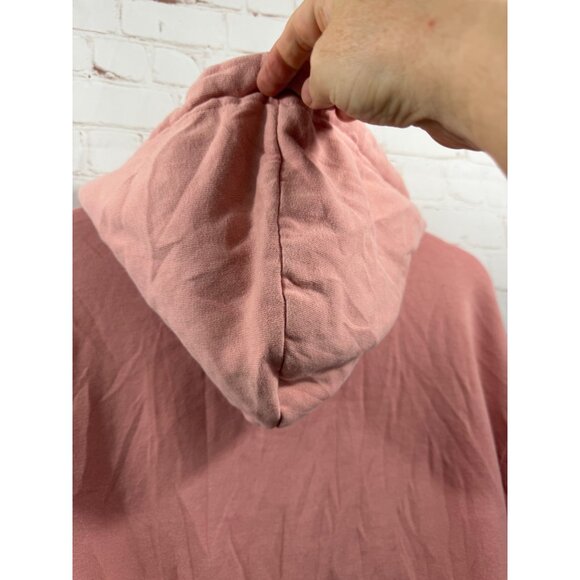 American Eagle Hoodie Mens Size Large Pink Super Soft Pullover - Picture 3 of 8